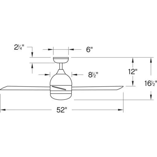 Hinkley Verge 52" LED 902352