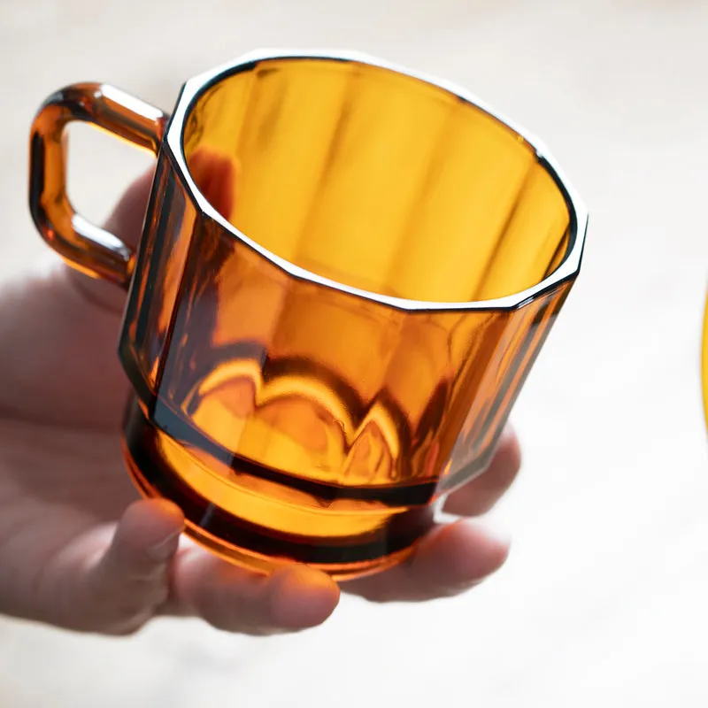 HMM W Glass Cup (Amber)