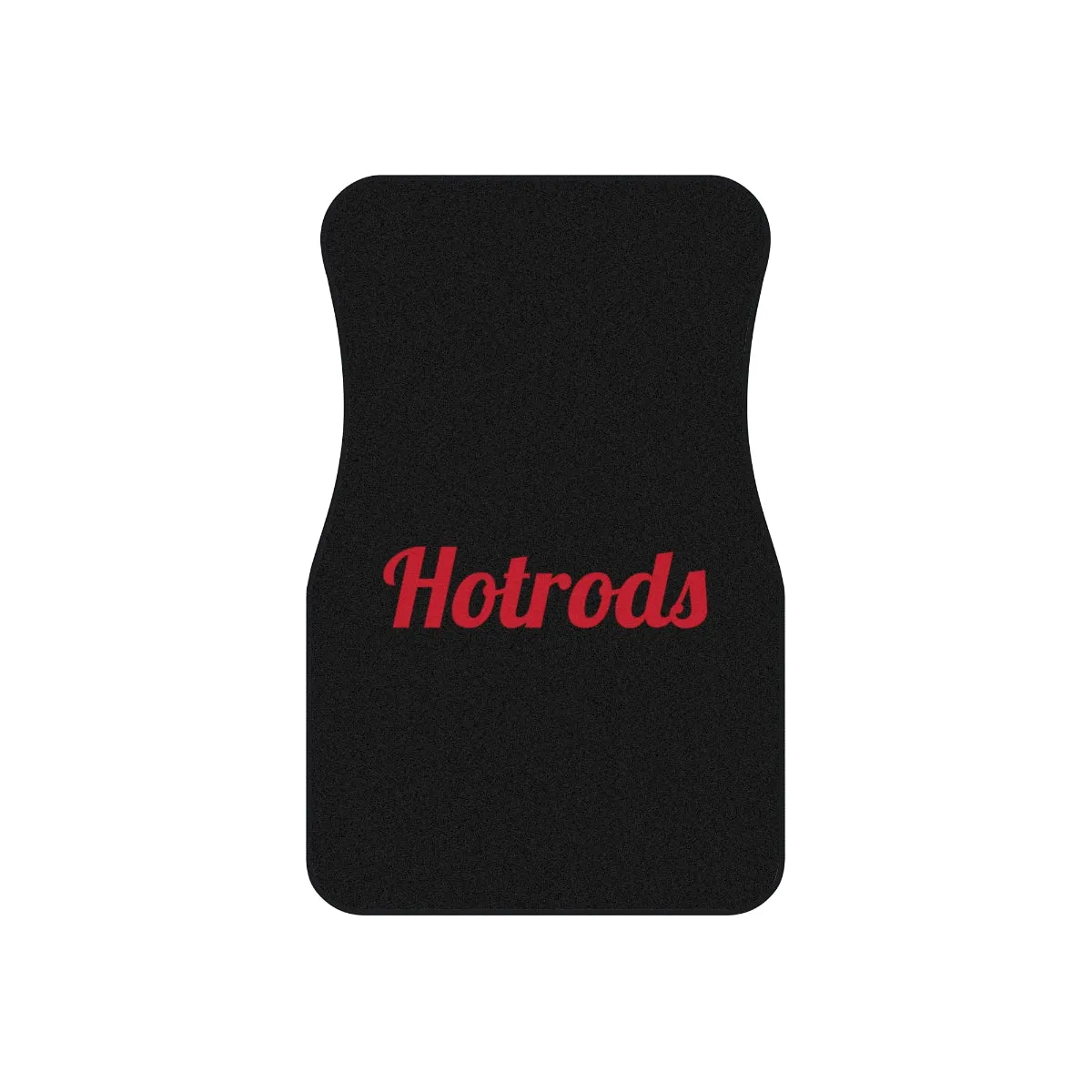 Hotrods Car Mats (Set of 4) - Black w/Red print