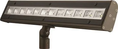 Hubbell Lighting Led Floodlight Knuckle Mount 12 Leds 21.4 Watts 5000K 1913 Lumens 120-277 Volts Dark Bronze