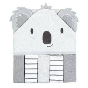 Hudson Baby Hooded Towel and Five Washcloths, Koala