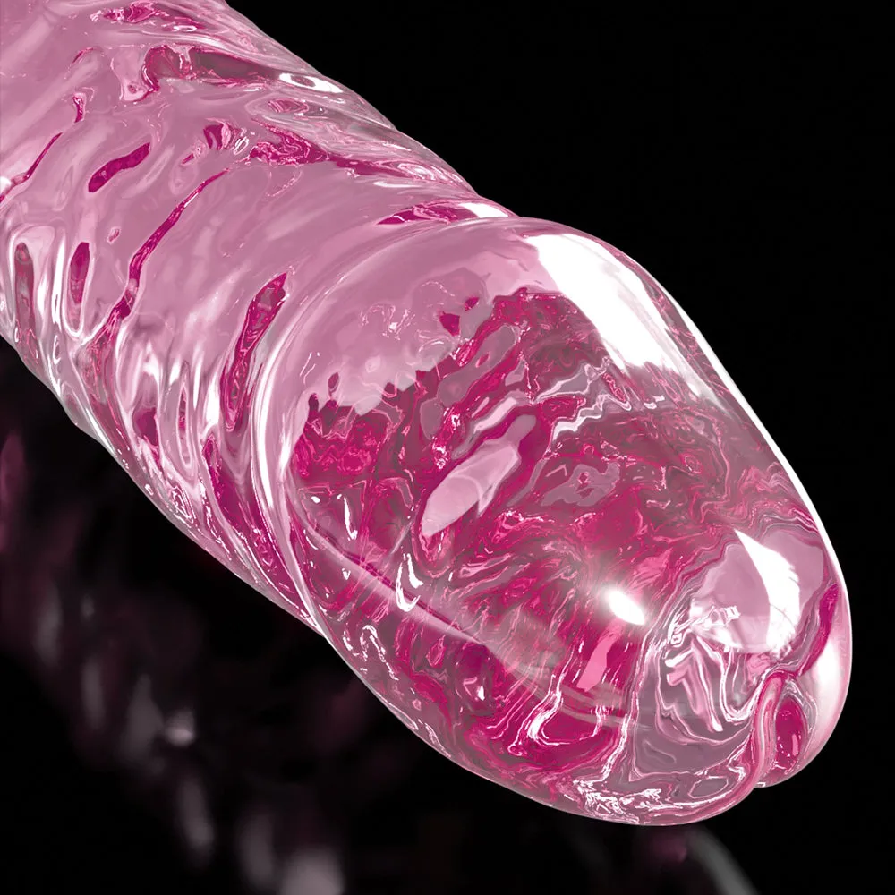 Icicles No. 86 Realistic Glass Dildo With Suction Cup