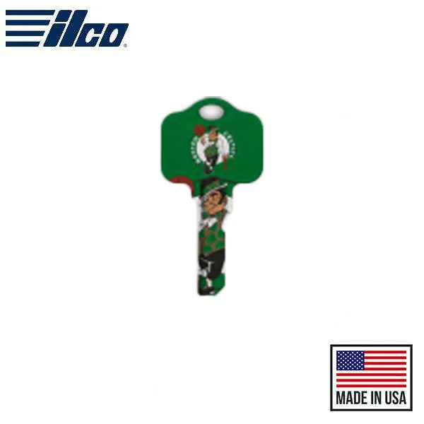 Ilco - NBA TeamKeys - Key Blank - Boston Celtics - SC1 (5 Pack)