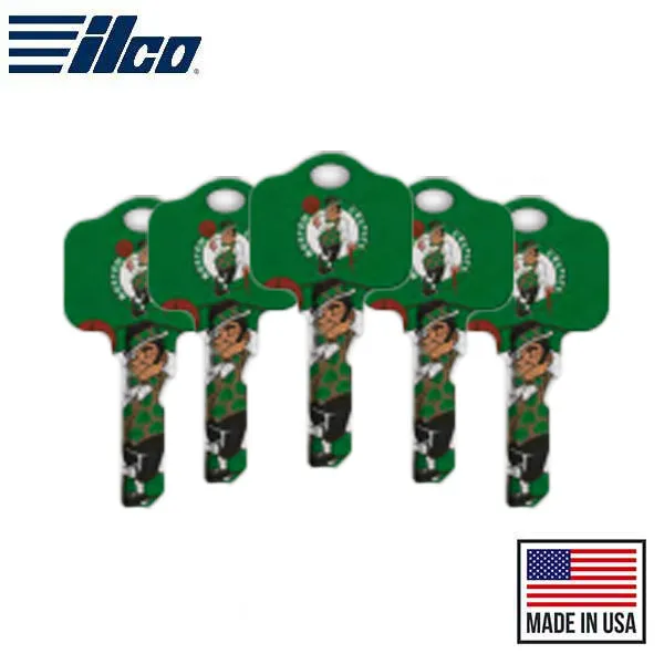 Ilco - NBA TeamKeys - Key Blank - Boston Celtics - SC1 (5 Pack)