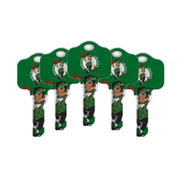 Ilco - NBA TeamKeys - Key Blank - Boston Celtics - SC1 (5 Pack)