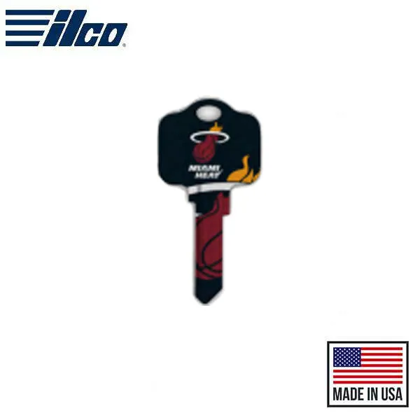 Ilco - NBA TeamKeys - Key Blank - Miami Heat - KW1 (5 Pack)