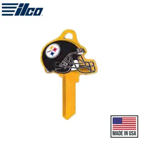 Ilco - NFL TeamKeys - Helmet Edition - Key Blank - Pittsburgh Steelers - KW1 (5 Pack)