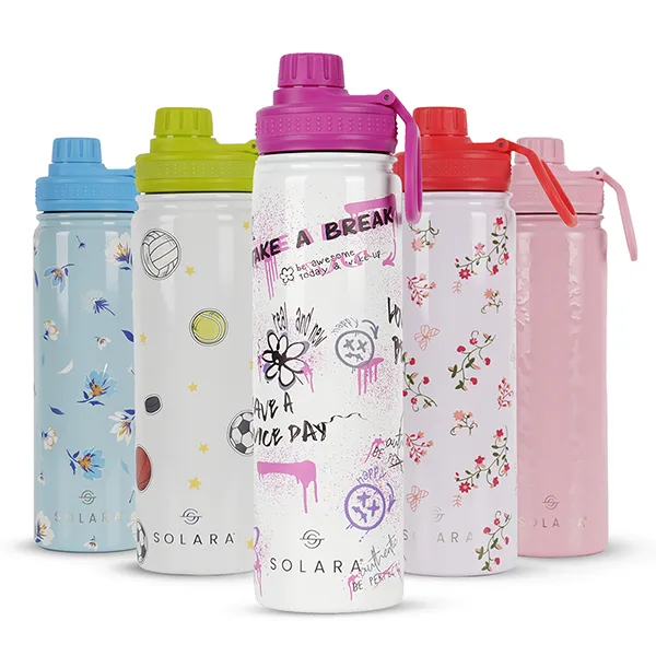 Insulated Water Bottle (2 Caps)