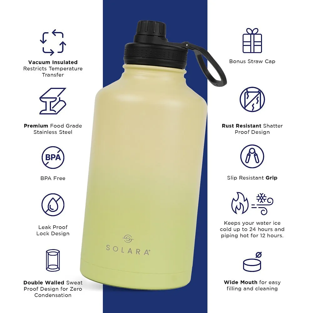 Insulated Water Bottle (2 Caps)