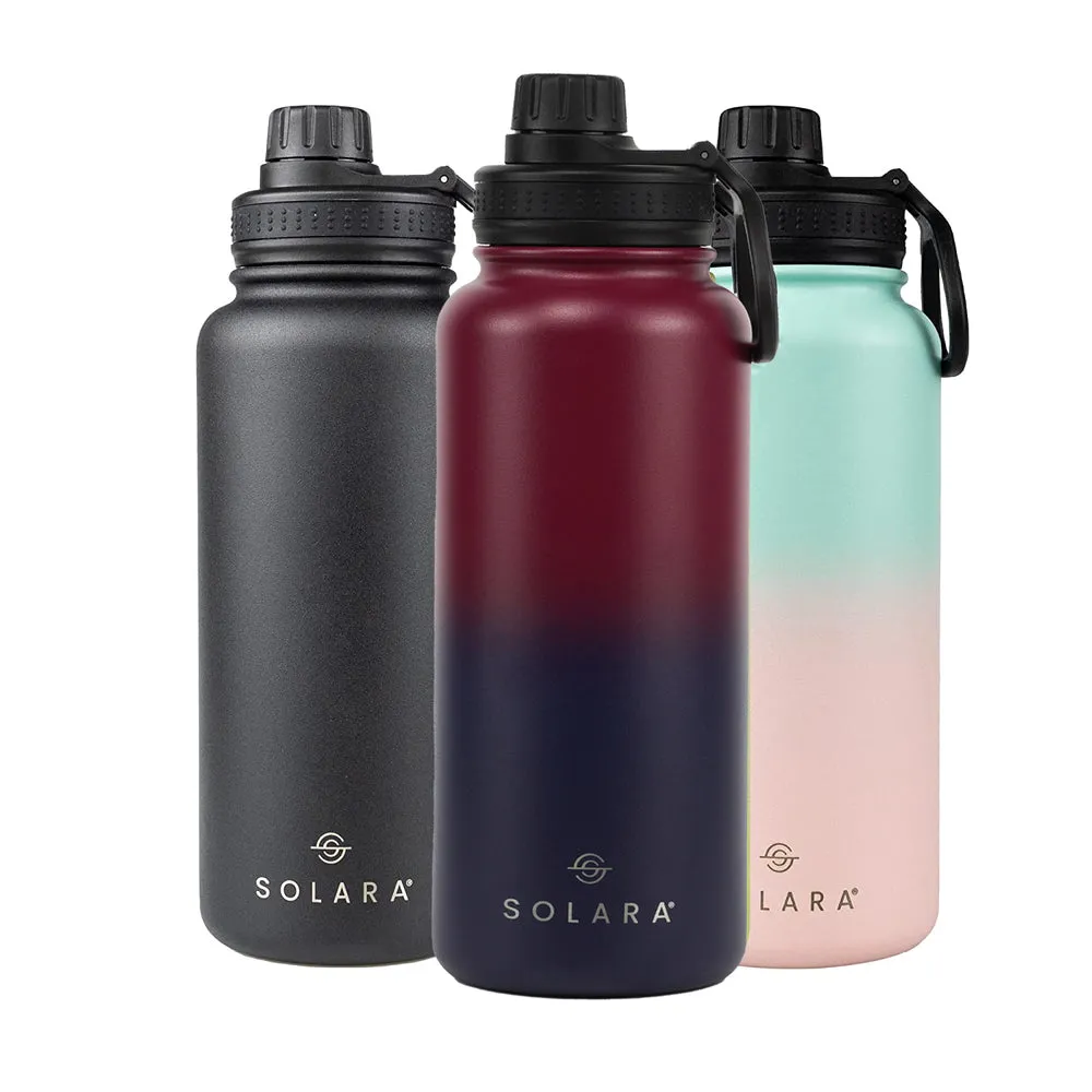 Insulated Water Bottle (2 Caps)