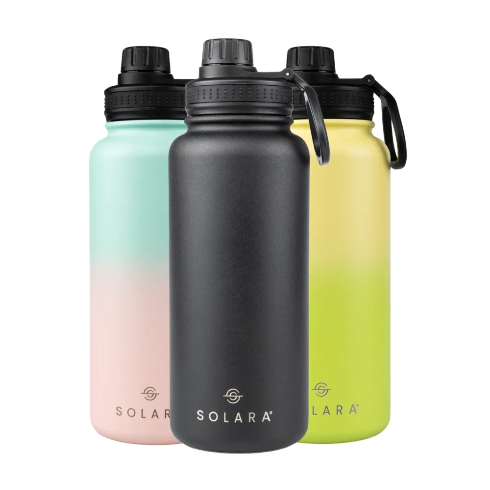 Insulated Water Bottle (2 Caps)