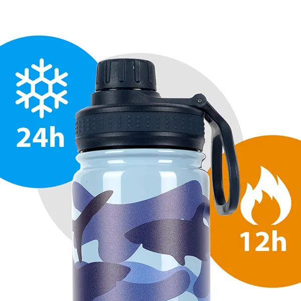 Insulated Water Bottle (2 Caps)