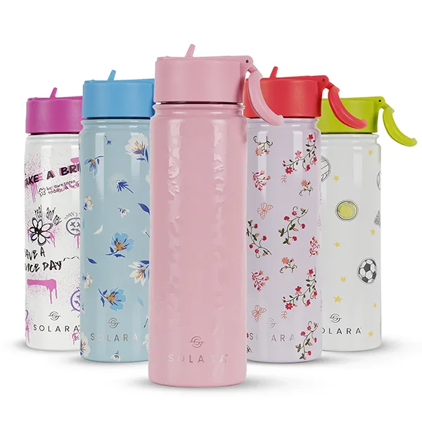 Insulated Water Bottle (2 Caps)