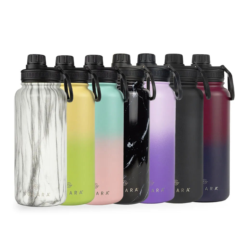 Insulated Water Bottle (2 Caps)