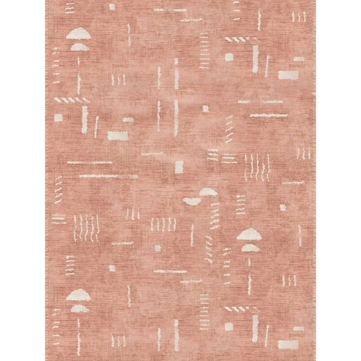 Jama Coral Pink Rug - Second Love