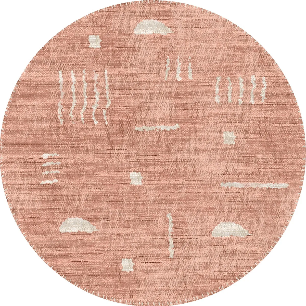 Jama Coral Pink Rug - Second Love