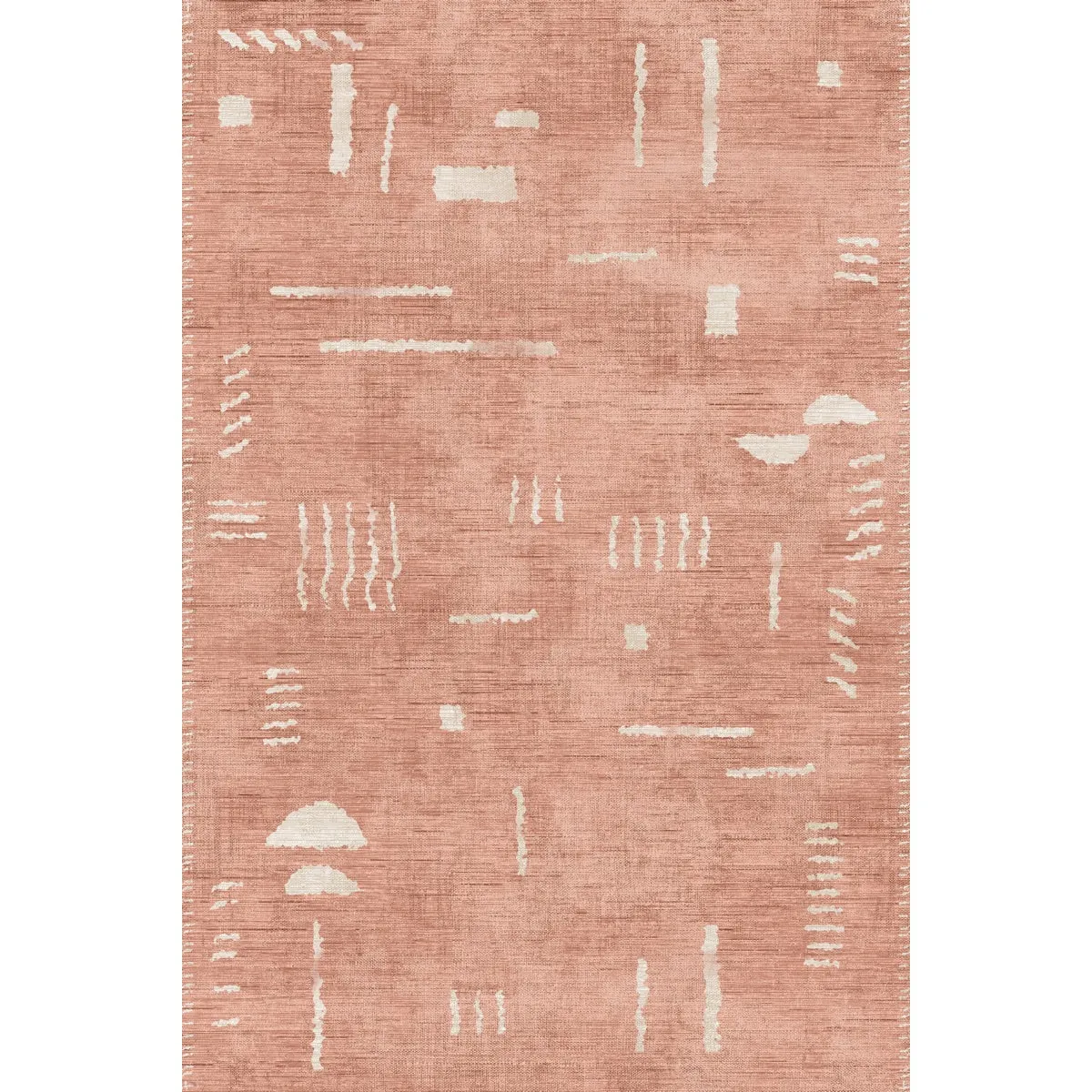 Jama Coral Pink Rug - Second Love