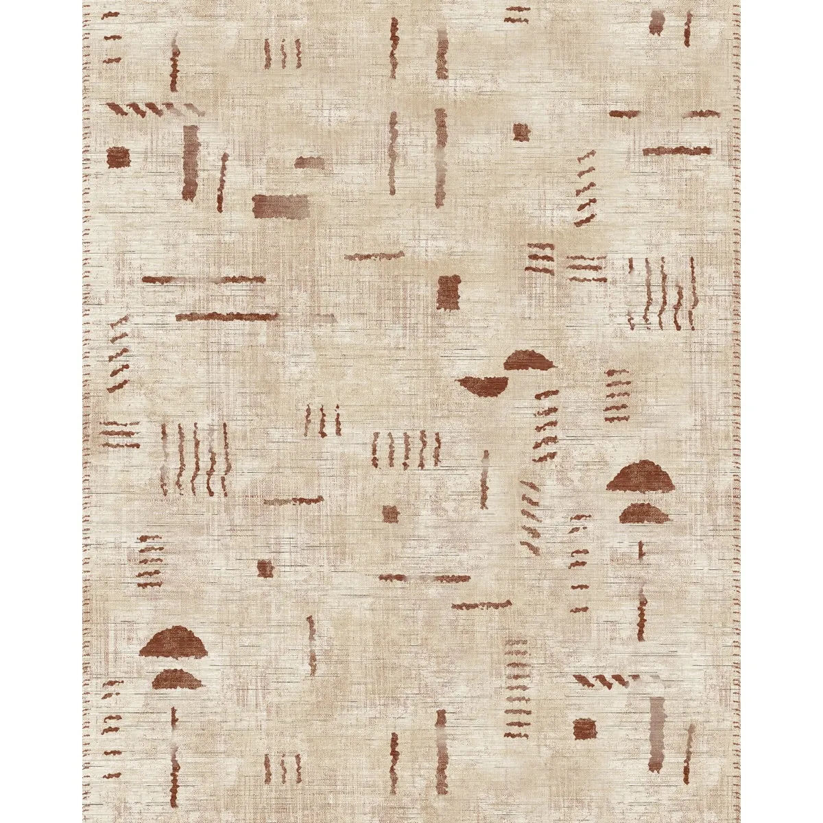 Jama Natural Red Rug