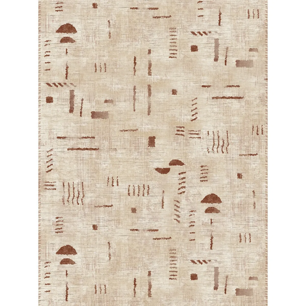 Jama Natural Red Rug