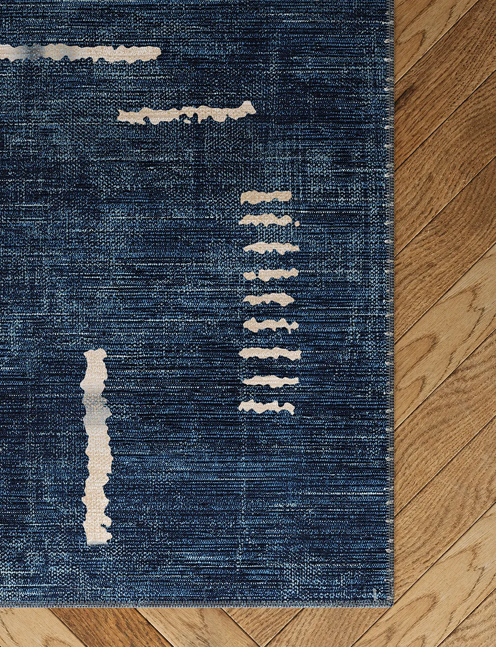 Jama Navy Blue Rug - Second Love