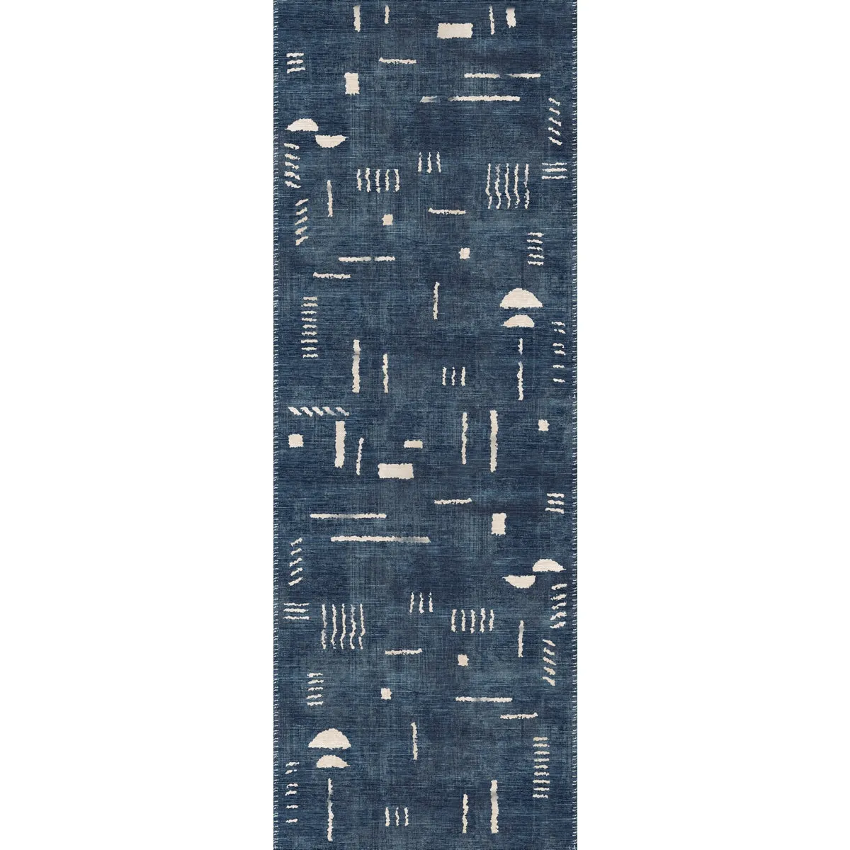 Jama Navy Blue Rug