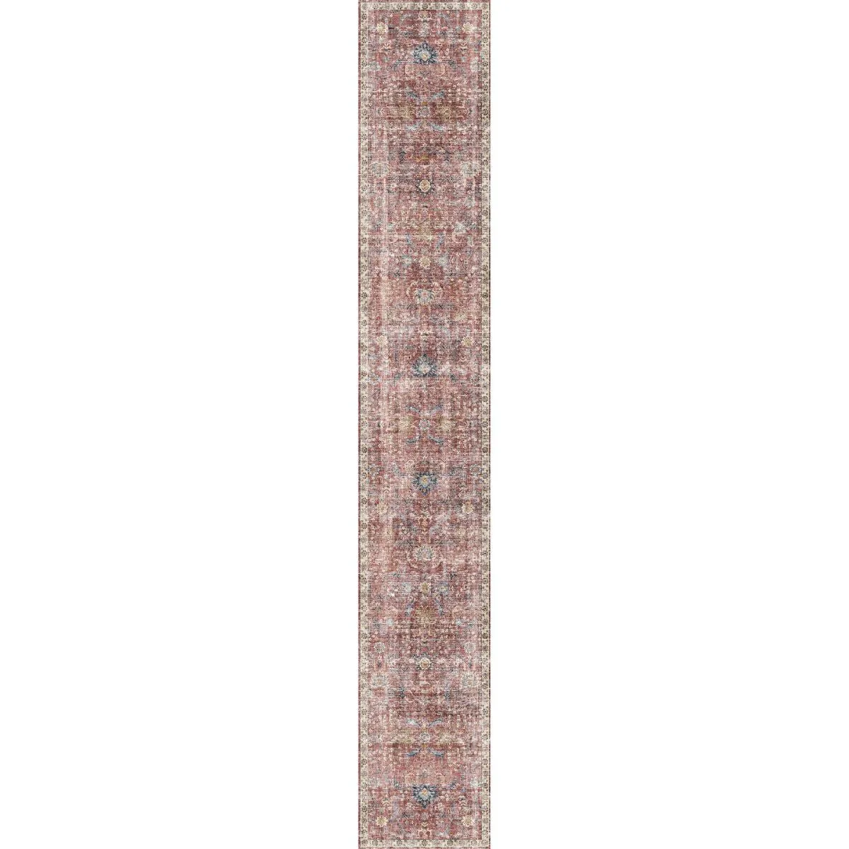 Jasper Rose Taupe Red Rug - Second Love