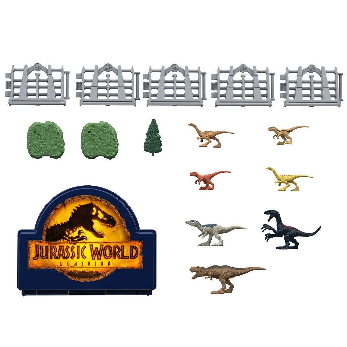 Jurassic World Minis On-The-Go Dinosaur Danger Set