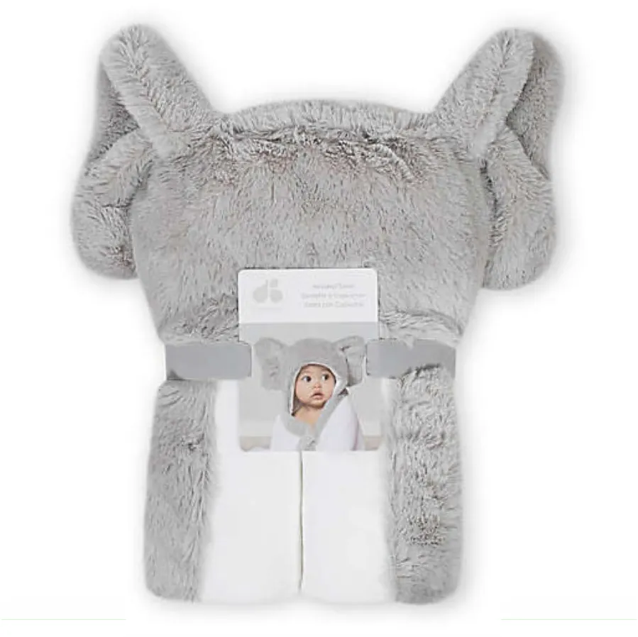 Just Born Elephant Hooded Towel