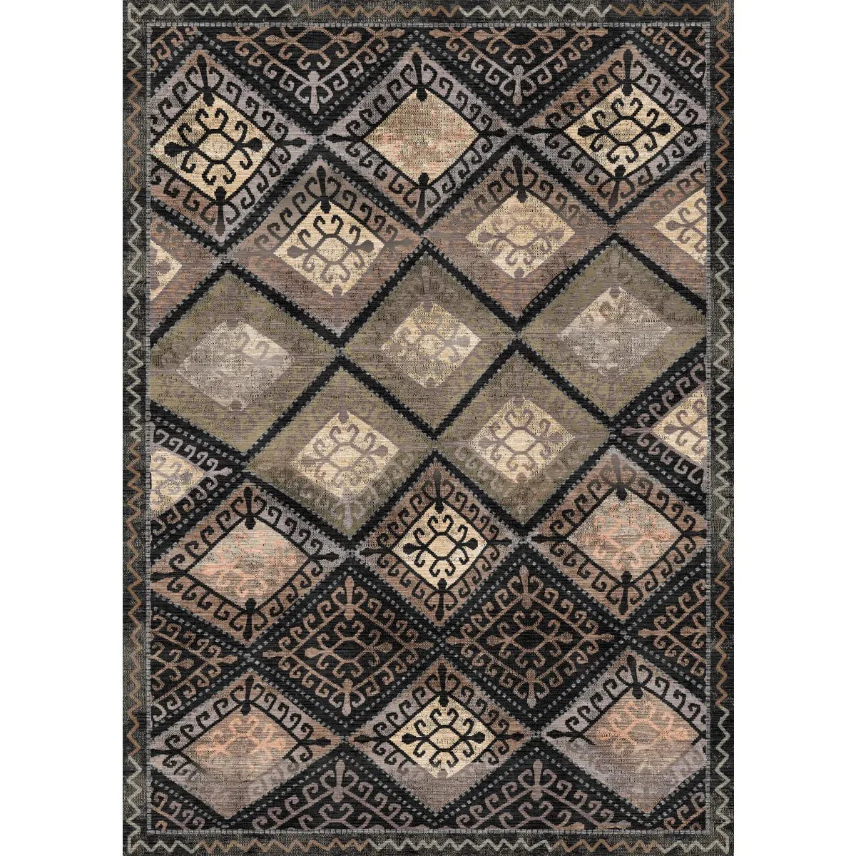 Kazna Black Beige Rug