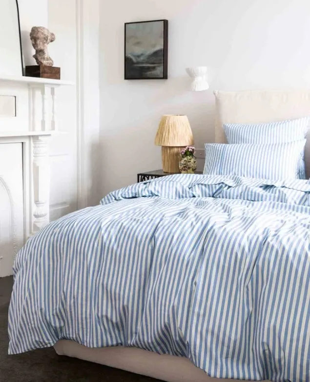 Kip & Co Seaside Stripe Organic Euro Sham