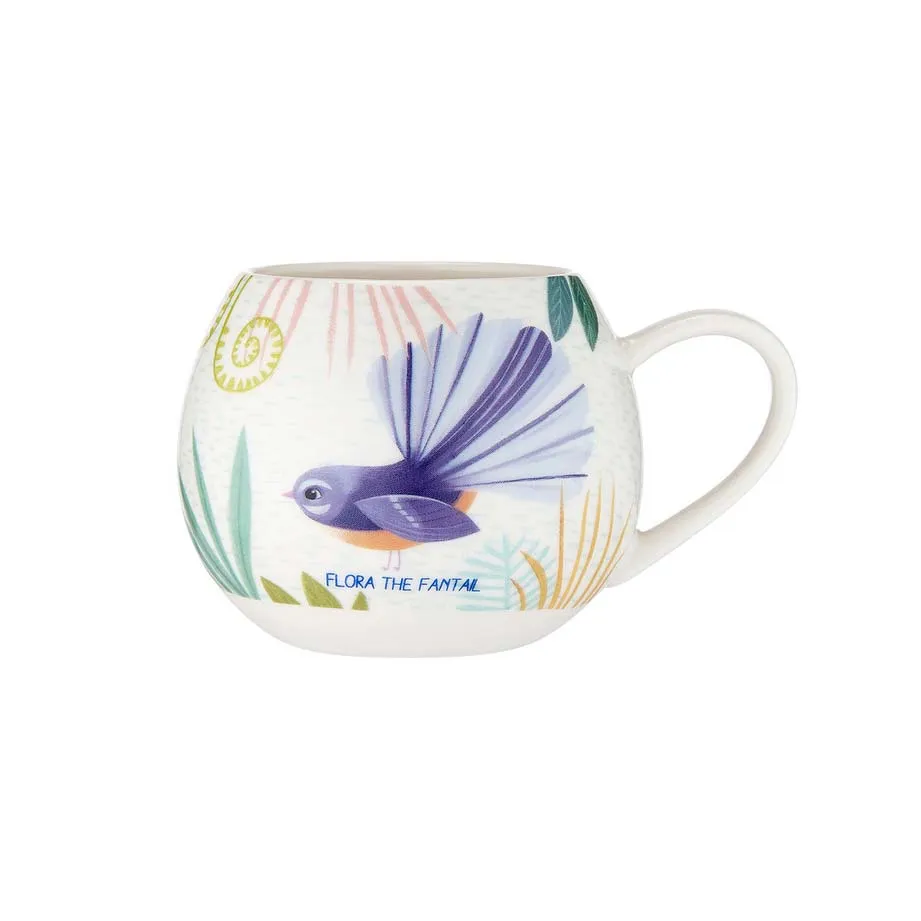 Kiwi Kids Collection Mini Hug Mug - Flora The Fantail