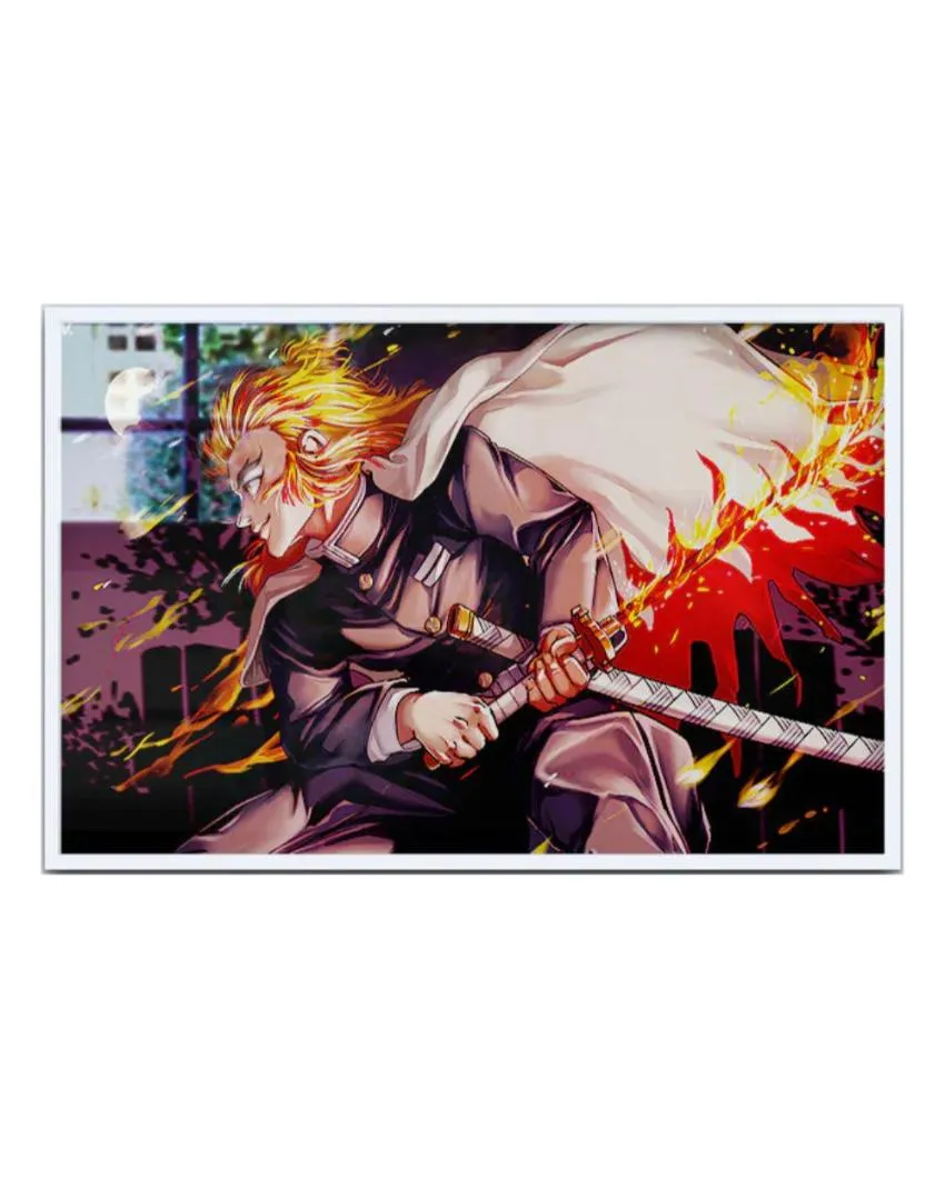 Kyojuro Rengoku HD Canvas Wall Painting