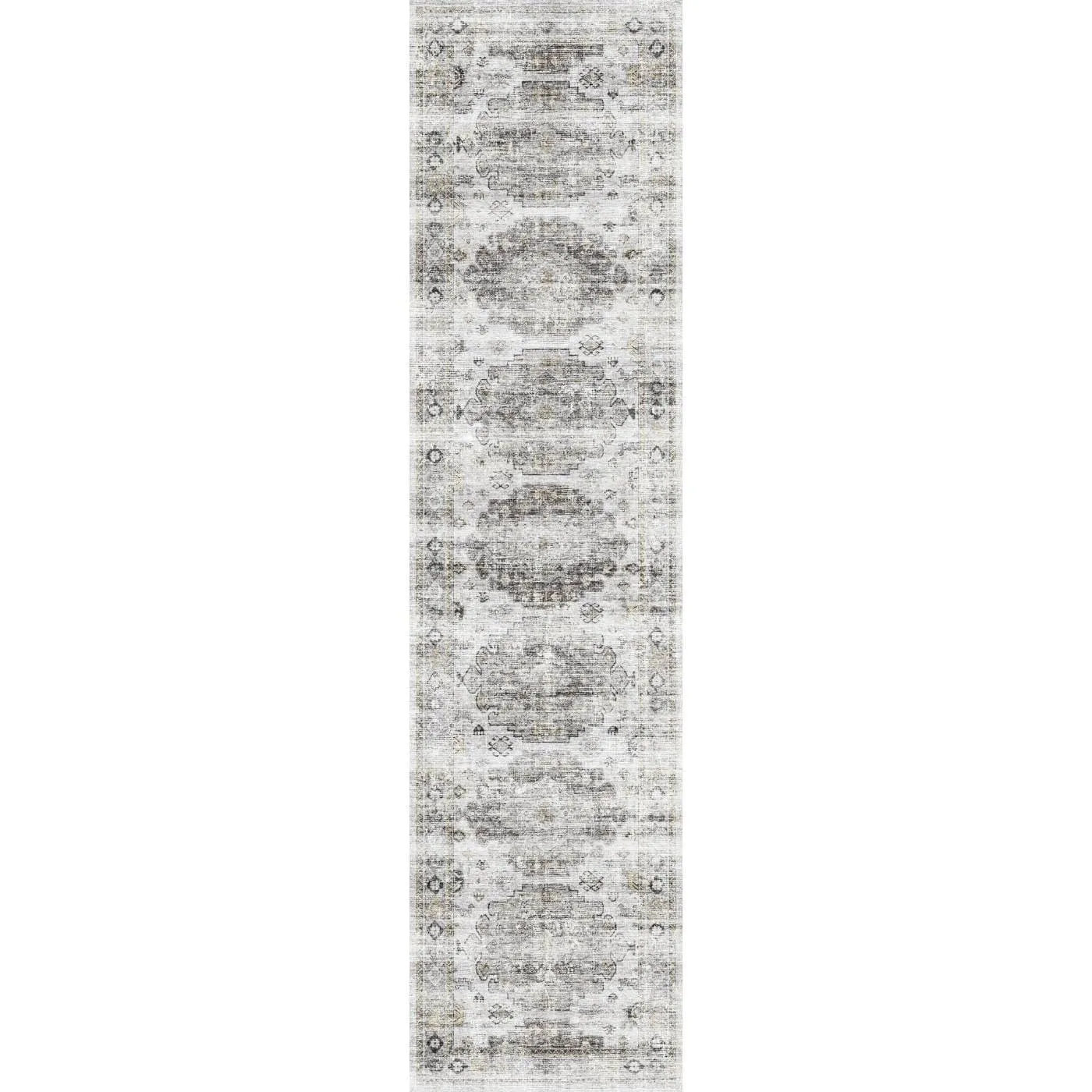 Kyra Silver Grey White Rug - Second Love