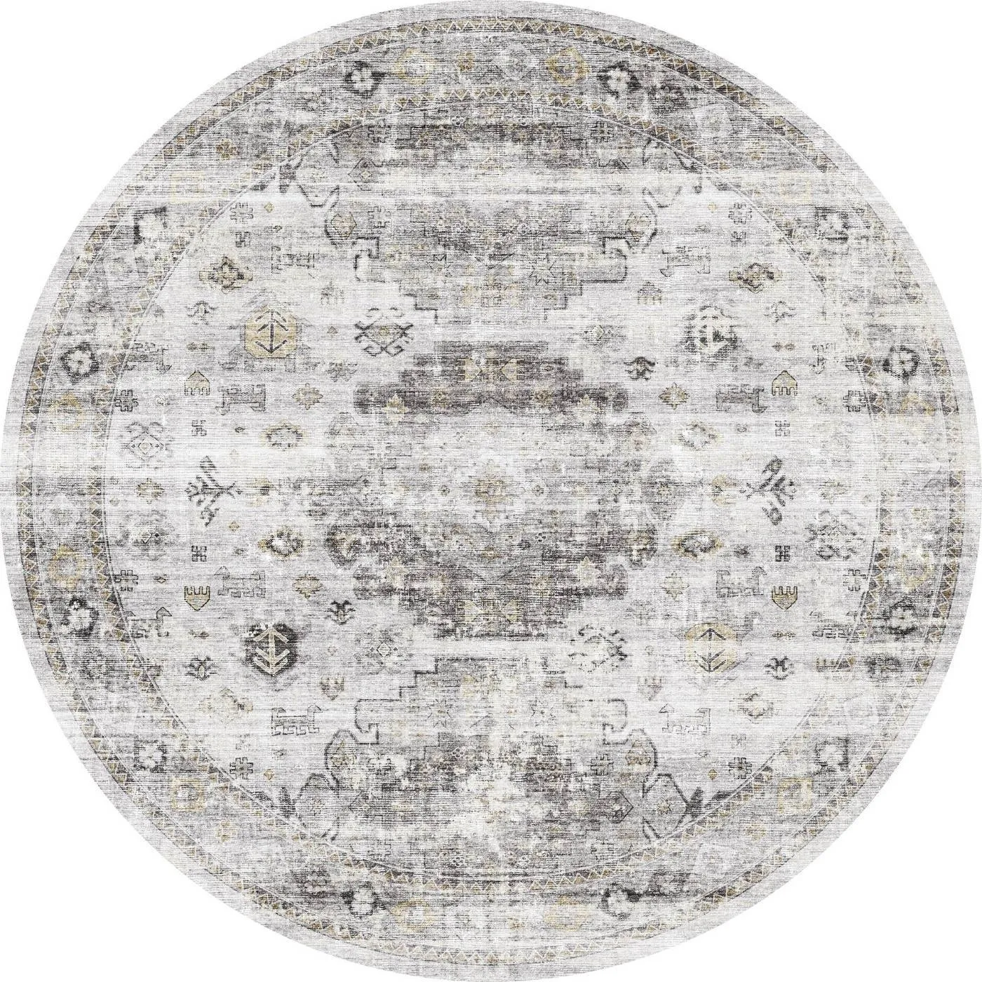 Kyra Silver Grey White Rug - Second Love