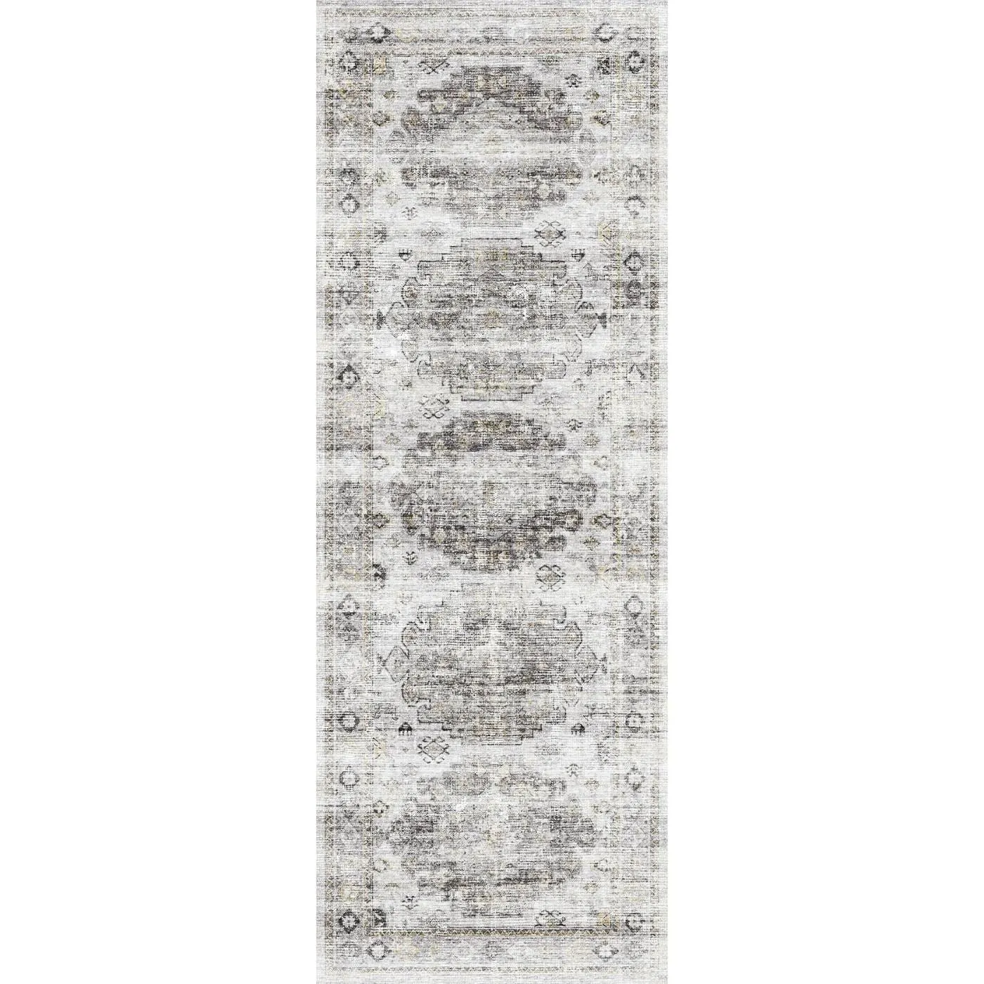 Kyra Silver Grey White Rug - Second Love