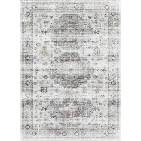 Kyra Silver Grey White Rug - Second Love