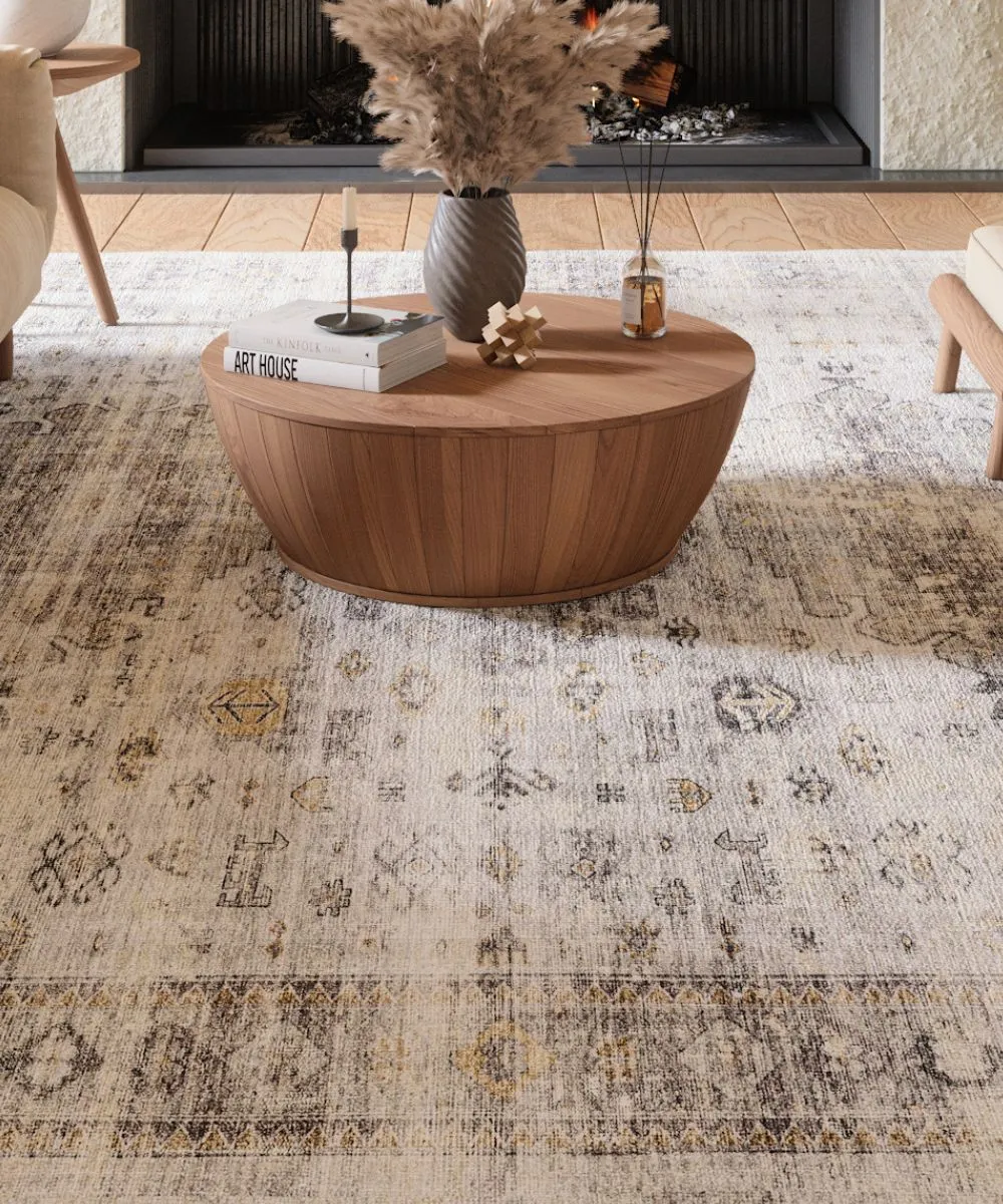 Kyra Silver Grey White Rug - Second Love