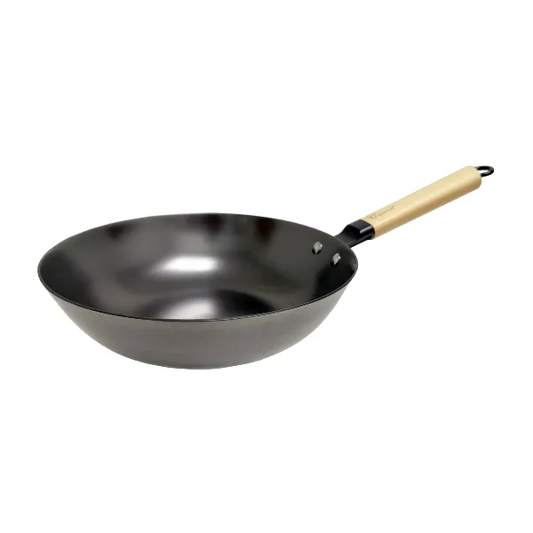 La gourmet Nitrigan 28cm Cast Iron Wok (Induction)