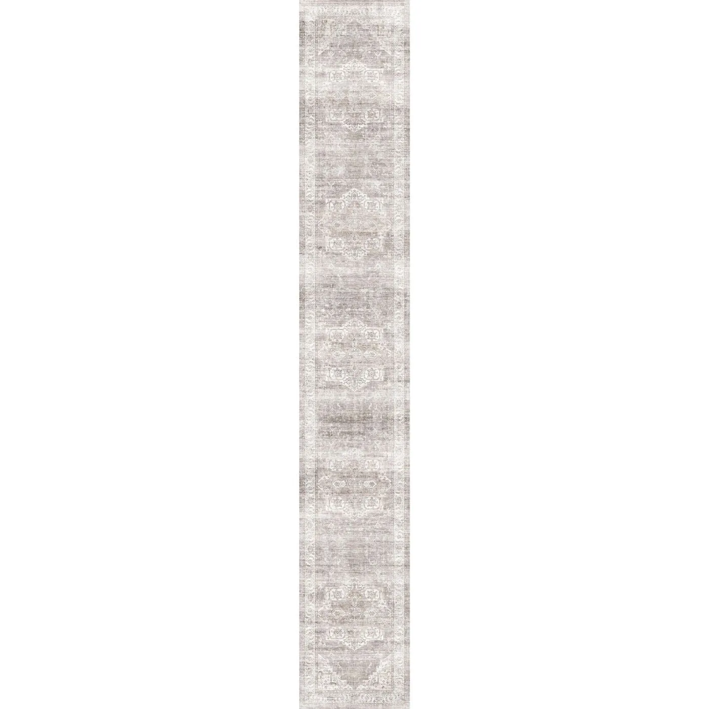 Leah Beige White Rug - Second Love