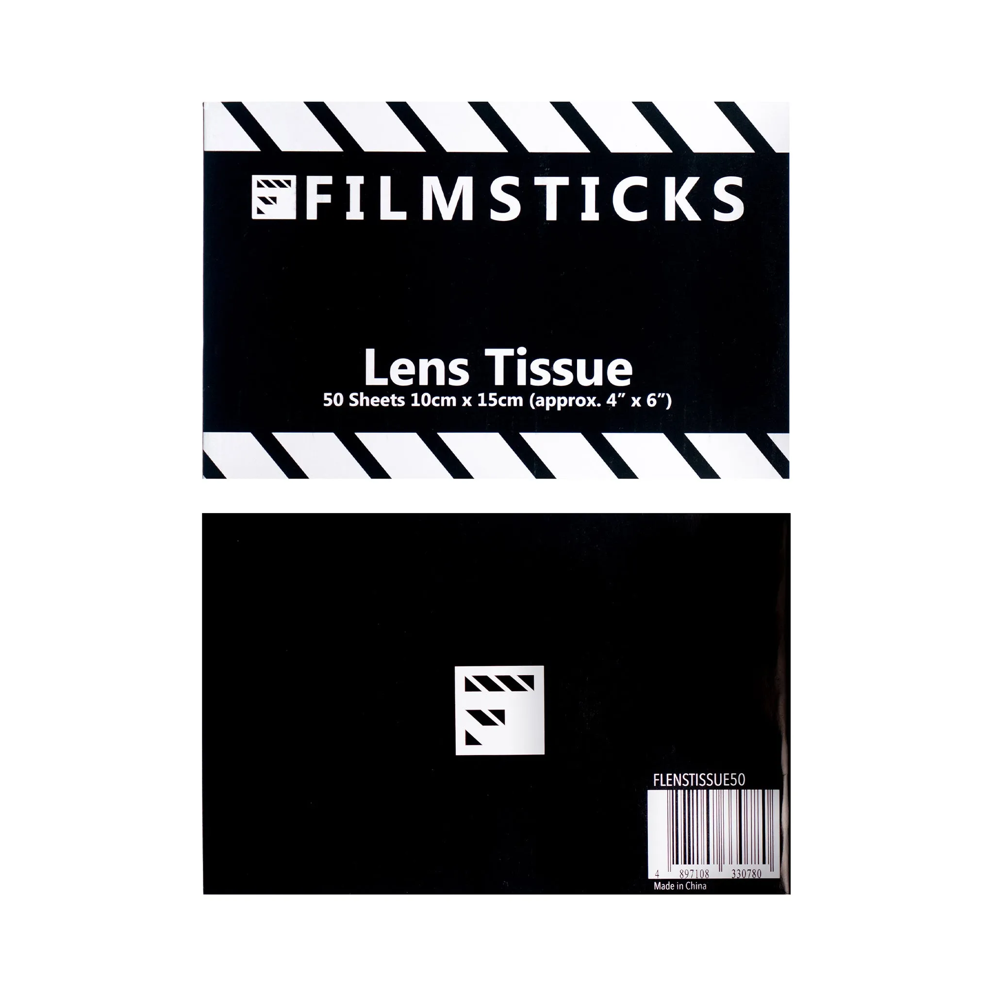 Lens Cleaning Tissue Booklet - 50 Sheets