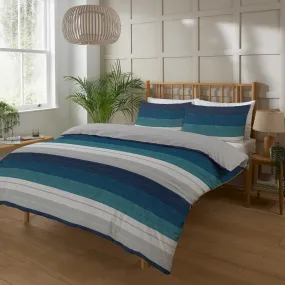 Lewis's Azure Duvet Set - Blue