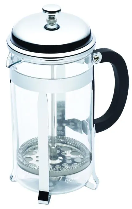 Le'Xpress Chrome Plated Cafetiere 8 Cup