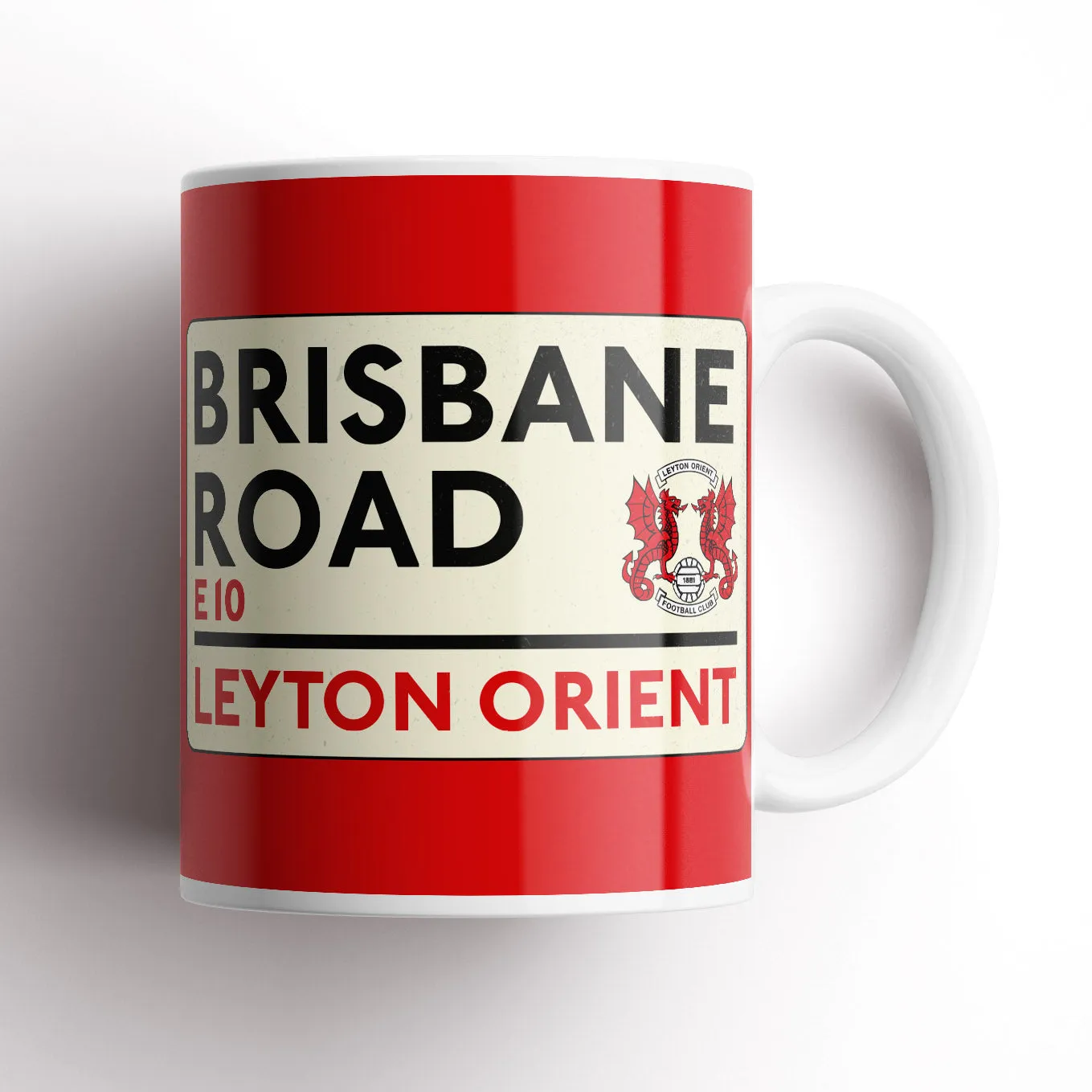 Leyton Orient Brisbane Road Sign Mug