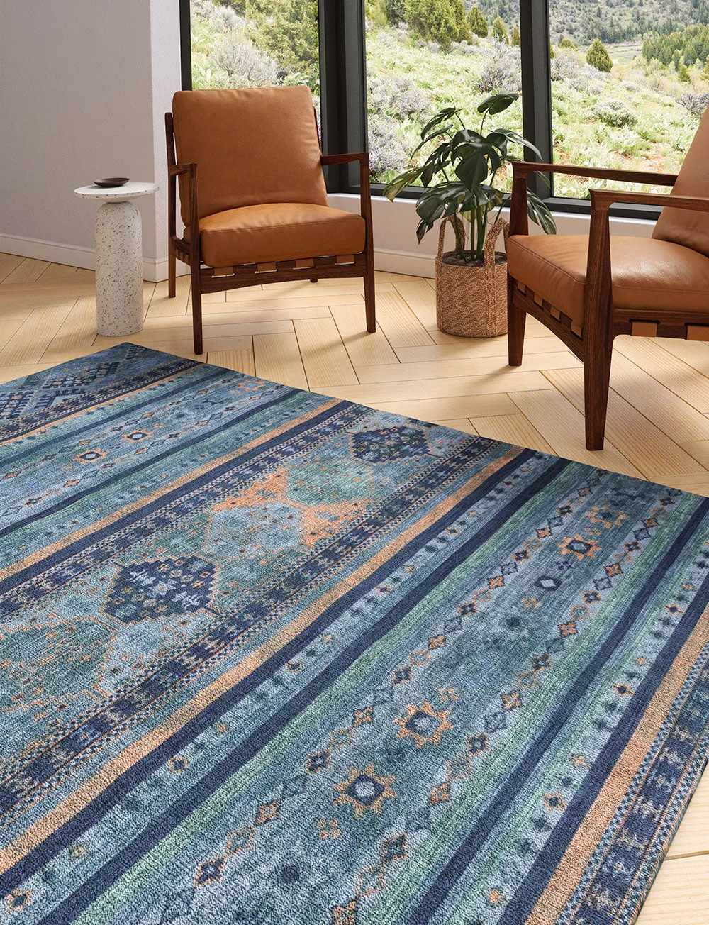 Lionelle Blue Multi Rug