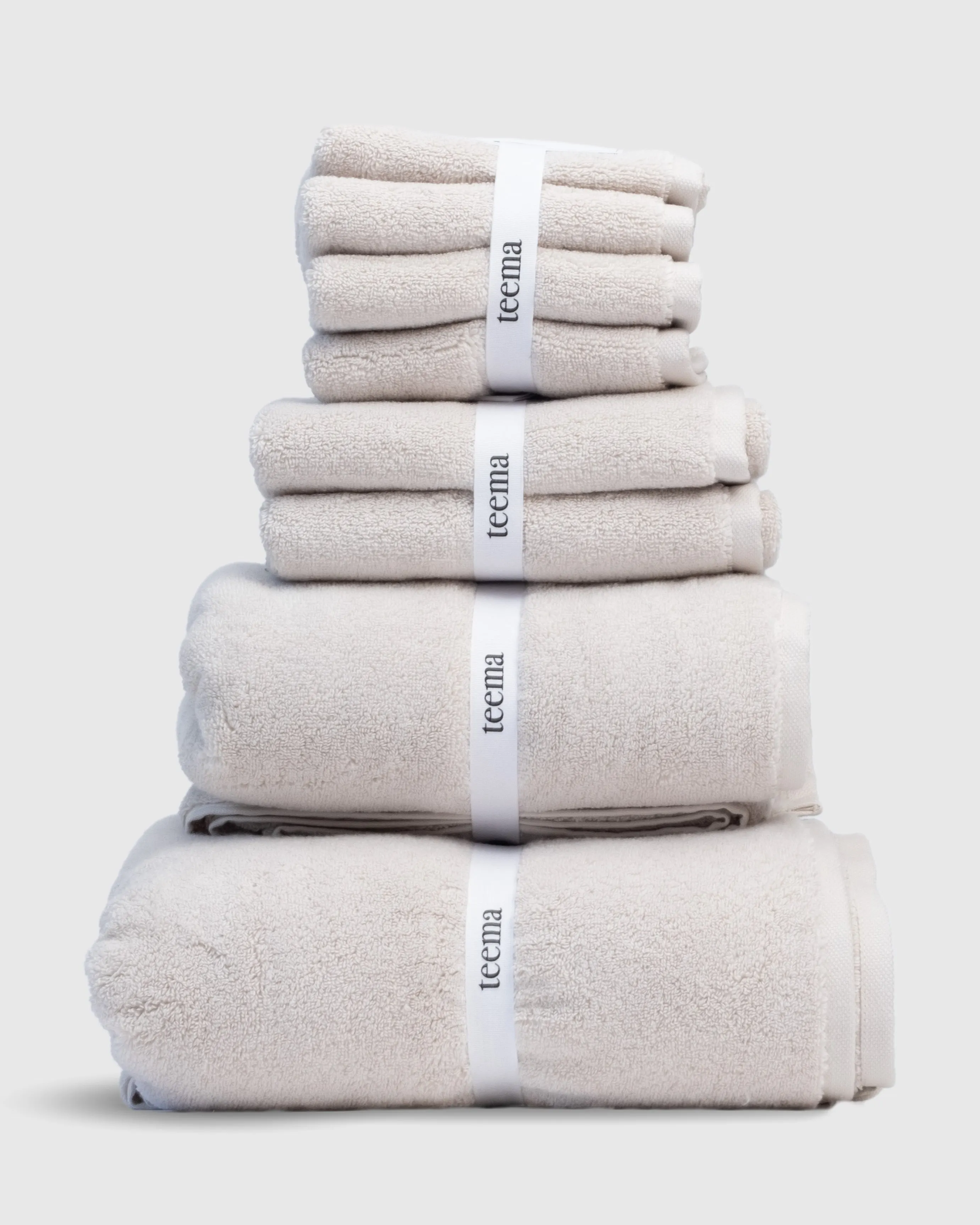 Luxe Bath Towels in Sand