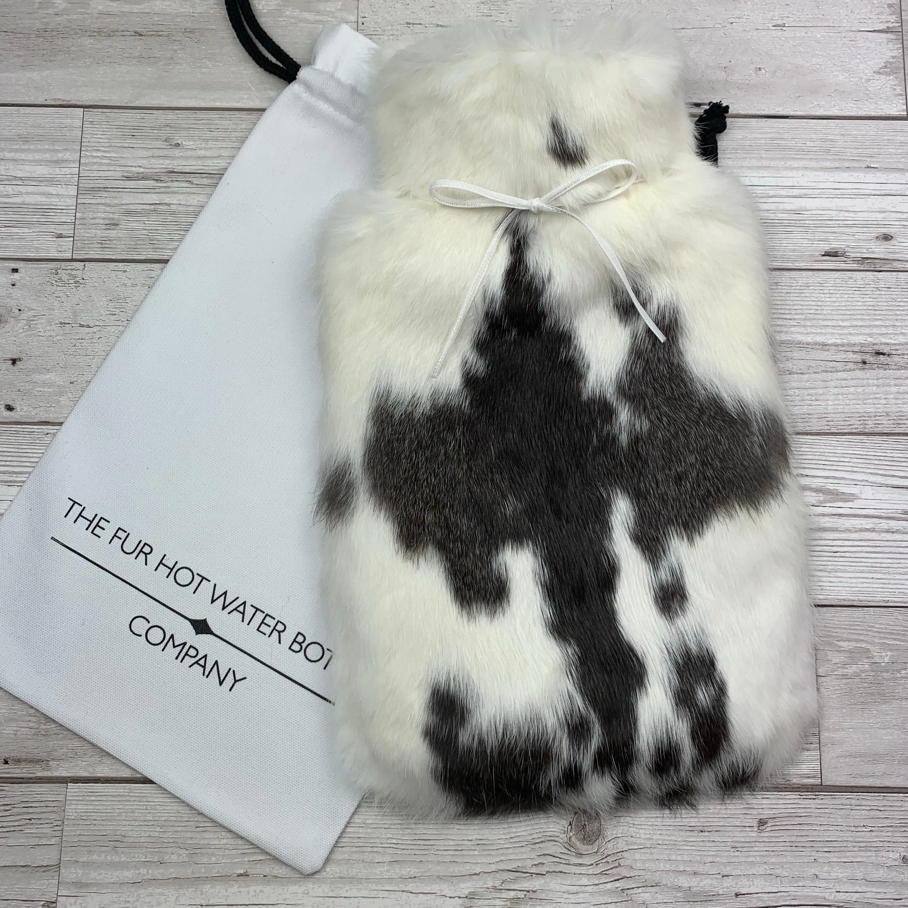 Luxury Rabbit Fur Hot Water Bottle | Incredible heat retention | So soft to cuddle  - Large - #220