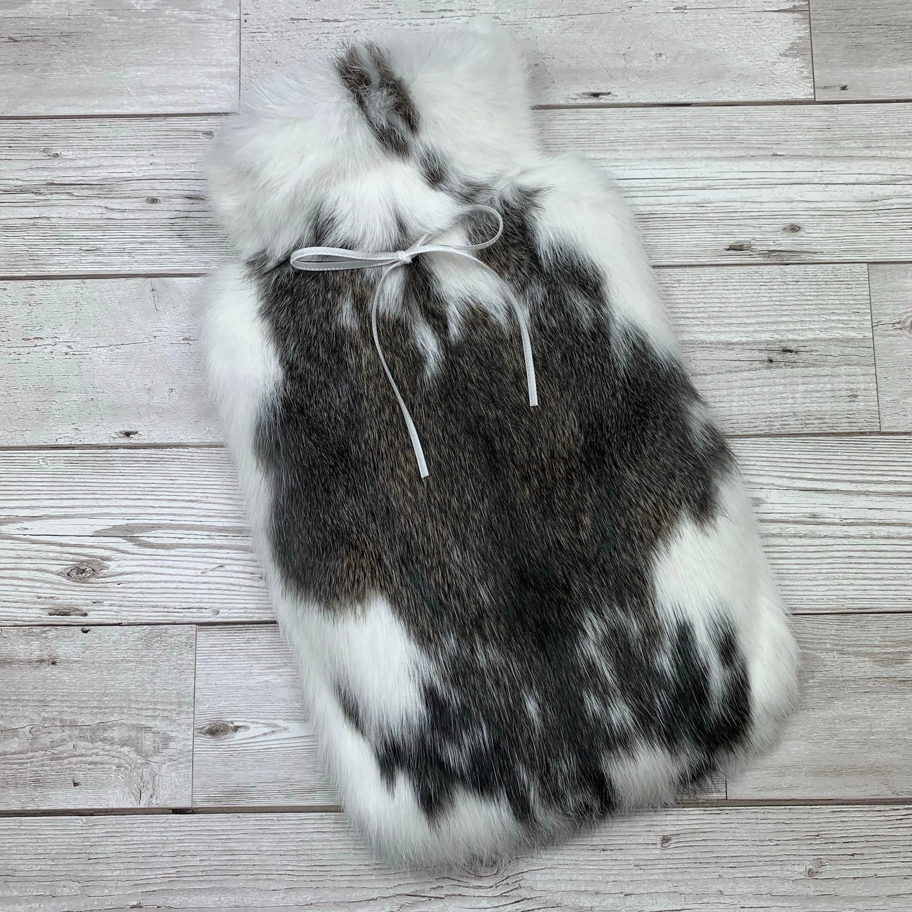 Luxury Rabbit Fur Hot Water Bottle | Snuggle into pure warmth