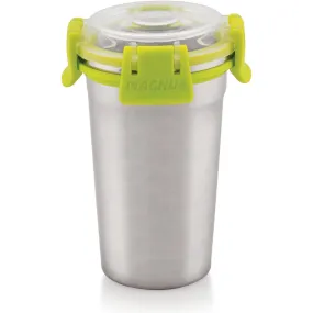 Magnus Stainless Steel Matte Klip Lock Tumbler with Lid and Straw - 350ml | Leak-Proof & Airtight Tumbler - Ideal for Travel, Office, Kids | Perfect for Juice, Buttermilk