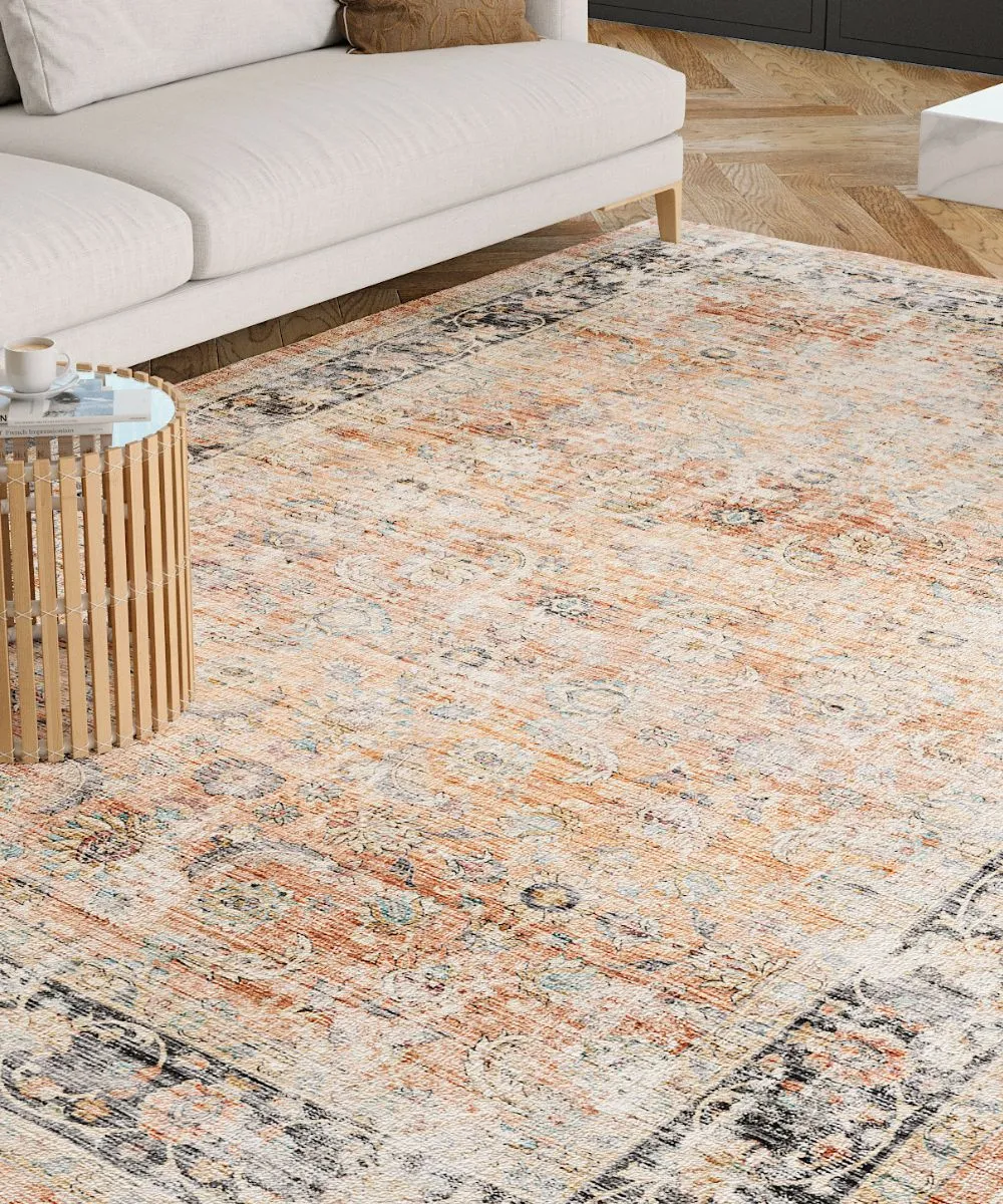 Makayla Terracotta Spice Multi Rug - Second Love