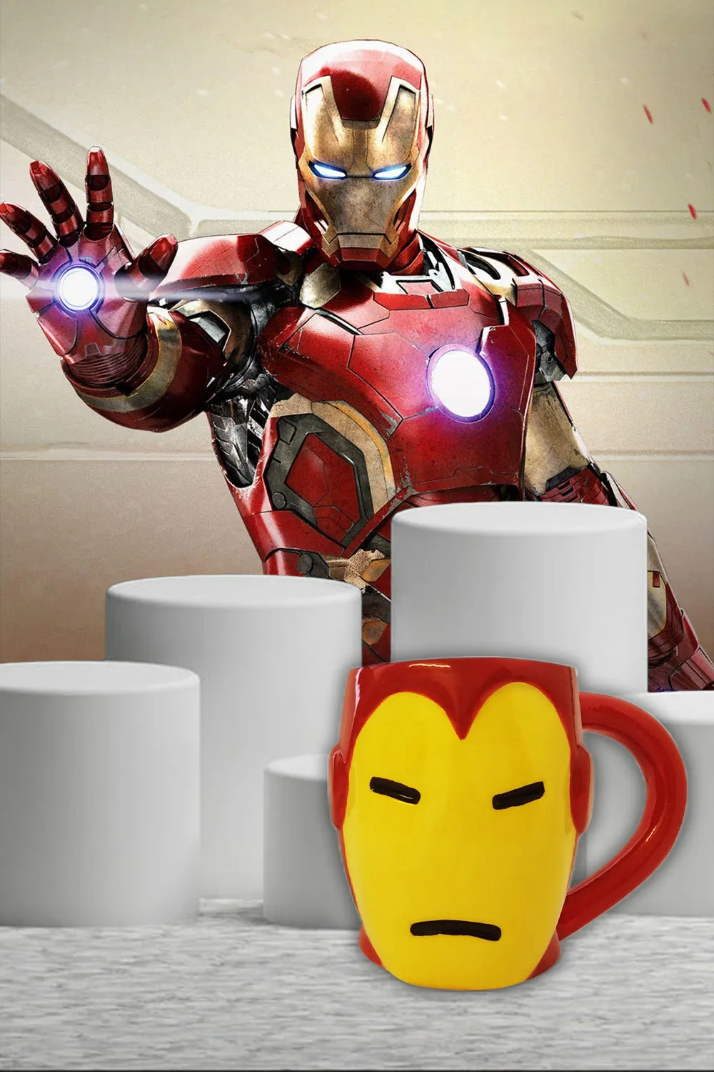 Marvel Comic 3D Iron-Man Mug